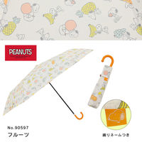 小川 折りたたみ傘 雨晴兼用 ピーナッツ スヌーピー 55cm 手開き式 B 489472 1個（直送品）