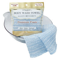 タツネ プレミアムボディウオッシュタオル BL 4571108082596 1個（直送品）