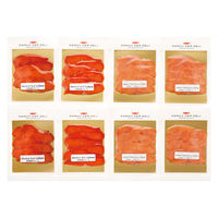 根室・藤井水産 北海道産サーモンのスモークセット【高島屋セレクト】 スモベ40ト50カク4 1個（直送品）