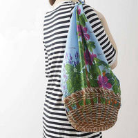 三陽商事 風呂敷 97cm 浅山美里綿二四巾ふろしき ハーブ 綿100% 日本製 307881 1個（直送品）