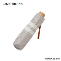 小川 折りたたみ傘 centelleo 晴雨兼用 マリンパラソル 三段折りたたみ傘 手開き式 50cm E 487402 1個（直送品）