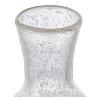 ホワイエ 花瓶 DGガラスアクビー ガラス 直径10×高さ16.5cm クリア 427291 1個（直送品）