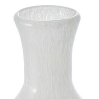 ホワイエ 花瓶 DGガラスアクビー ガラス 直径10×高さ16.5cm ホワイト 427293 1個（直送品）