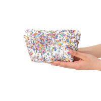 美研繊維 ポーチ オーガニックコットン 100% Mサイズ 和柄 彩花 461407 1個（直送品）