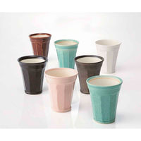 ヤマ庄陶器 ビアカップ 280ml 泡うま タンブラー 酒器 コップ 陶器 日本製 信楽焼 ブルー 339088 1個（直送品）