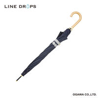 小川 長傘 centelleo 晴雨兼用 マリンパラソル 手開き式 50cm E 487382 1個（直送品）