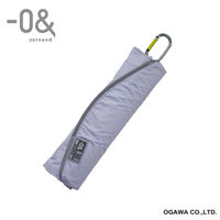 小川 折りたたみ傘 -0& ゼロアンド 晴雨兼用 軽量 50cm トワイライトパープル 486355 1個（直送品）