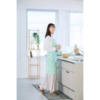 ResoTrading エプロン vieressa エーデ チェスター フルエプロン キッチン 炊事 ライトブルー 483506 1個（直送品）