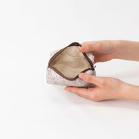 美研繊維 ポーチ オーガニックコットン 100% Sサイズ 和柄 スケッチ 461398 1個（直送品）