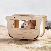 ルークラン ハウス 小動物 ミオファン DIYハウス キッチンカー ハムスター 鳥 ペット 441451 1個（直送品）