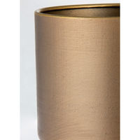 ホワイエ プランター MC円柱ベース 直径12×高さ9.5cm アイアン アンティークゴールド 404083 1個（直送品）