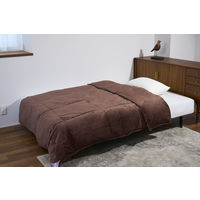 モリリン 毛布のいらないオールインワン掛け布団 S ブラウン S1058SV1 1枚