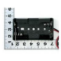 アズワン 簡易レバーSW付単3(UMー3)×2本用 電池ケース リード付き 60-3262-40 1個（直送品）