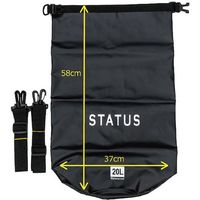 岡潮 防水特厚ターポリンバッグ20リットル 6103 1個 579-2140（直送品）