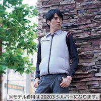 岡潮 冷却ベスト 空調ベスト(ウェアのみ) 20200 ホワイト4L 20200-4L 1式 644-6636（直送品）