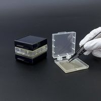 EXSEAL 精密デバイス搬送ケース ゲルベース2インチ トレイ無し 黒 フラットF5 Hタイプ 10個入 GC00-16056（直送品）