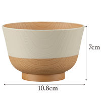 カノー やさしい彩り 汁椀2P くるみ・きなり 81776 1セット(2個入)（直送品）