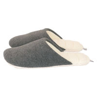 【スリッパ】オクムラ jyabjyab（ジャブジャブ） シープボアスリッパ L グレー 1足（直送品）