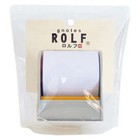 ロルフ シングル ハイスタンダード ディスペンサー付き 50mm幅×10m ホワイト 1703-0010-0150 1セット(1個×10)（直送品）