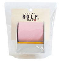 ロルフ シングル ハイスタンダード ディスペンサー付き 50mm幅×10m パステルピンク 1703-0014-0150（直送品）