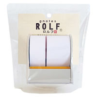 ロルフ デュオ ハイスタンダード ディスペンサー付き 20&30mm幅×10m ホワイト 1704-1010-0750（直送品）