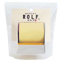 ロルフ シングル ハイスタンダード ディスペンサー付き 50mm幅×10m パステルイエロー 1703-0013-0150（直送品）