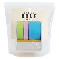 ロルフ トリオ スタンダード ディスペンサー付き 10m ディープグリーン&パープル&ディープブルー 1705-6361-0660（直送品）