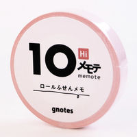 ロール付箋メモ メモテ ハイスタンダード 9.5mm幅×10m パステルピンク 1706-0014-0310 1セット(1個×10)（直送品）