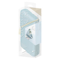 ソニック カクスタ スリム ポータブルペン立て ライトブルー FD-2652-LB 1セット(1個×3)（直送品）