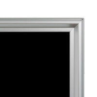 馬印 シルバーアルミフレーム 壁掛スチールブラックボード 610×460 MEB2 1枚（直送品）