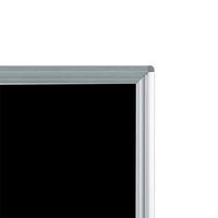 馬印 シルバーアルミフレーム 壁掛スチールブラックボード 1210×910 MEB34 1枚（直送品）