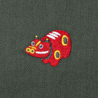 TTC 布のブックカバー 文庫本サイズ 赤ベコ SBC038-03 1個（直送品）