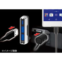 カシムラ DC-5.4A-リバーシブルUSB3ポート 自動判定 セパレー DC-041 1個（直送品）