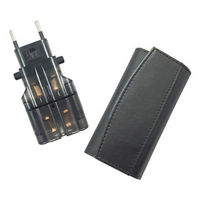 カシムラ 海外用変換プラグ ケース付きサスケ3/スモーク NTI-89 1個（直送品）