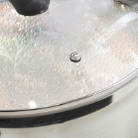 ランテル・メディエール every U. 強化ガラス蓋(蒸気穴付き) 26cm LN-2458_lid 1個（直送品）