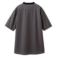 SELERY 半袖ニットシャツ【ユニセックス】 S グレー 63609-S 1枚（直送品）