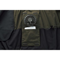 SELERY 空調ベスト(ハイパワーファンセット)【ユニセックス】 S アイスグレー 70199・70210-S 1組（直送品）