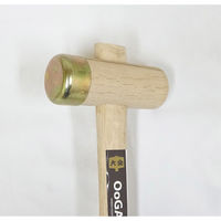 カネコ総業 OoGANE プレート付木槌36mm樫日本製 760003 1個（直送品）