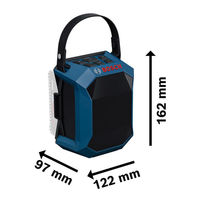 BOSCH コードレススピーカー GPB18V-1C 1式（直送品）