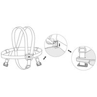 moji YIPPY イッピー専用 セーフティー・ハーネス 1個（直送品）