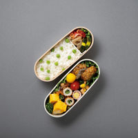 サーモス フレッシュランチボックス2段 DJT-601W LBE 1個（直送品）