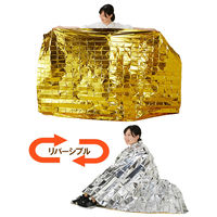 旭電機化成 防災用 リバーシブルアルミブランケット ABO-091 1個（直送品）