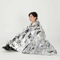 旭電機化成 防災用 アルミブランケット 220×140cm ABO-092 1個（直送品）