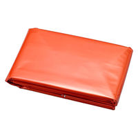 旭電機化成 防災用 静音アルミブランケット 130×210cm ABO-094 1個（直送品）