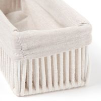 ロープカトラリーケース スクエア アイボリー LAKOLE/ラコレ