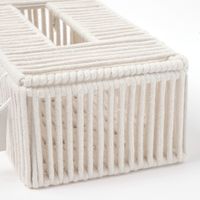 ロープティッシュケース アイボリー LAKOLE/ラコレ