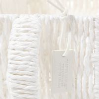 ペーパー取っ手付き収納(M) アイボリー LAKOLE/ラコレ