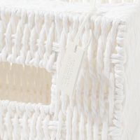 ペーパーティッシュ&リモコン収納ボックス アイボリー LAKOLE/ラコレ