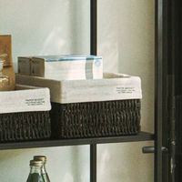 ペーパー収納ボックス(クォーター) グレー LAKOLE/ラコレ