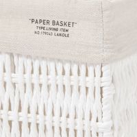 ペーパー収納ボックス(縦ハーフ) アイボリー LAKOLE/ラコレ